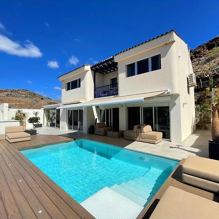 Luxury Villa Morelli With Seaview & Heated Pool มาสปาโลมาส ภายนอก รูปภาพ