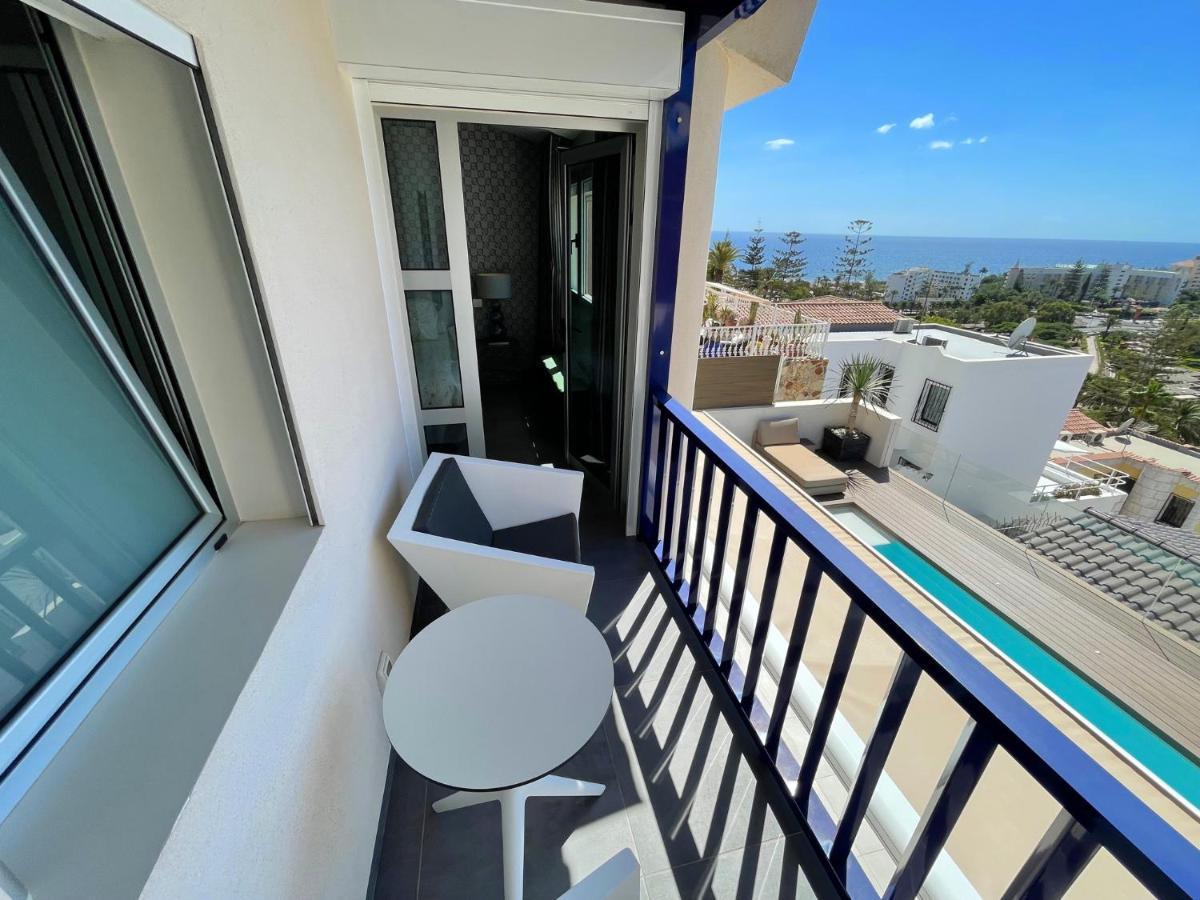 Luxury Villa Morelli With Seaview & Heated Pool มาสปาโลมาส ภายนอก รูปภาพ